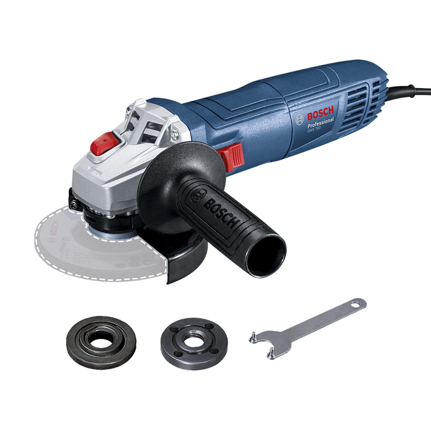 ESMERIL BOSCH GWS 700 W 4 1/2' - 1