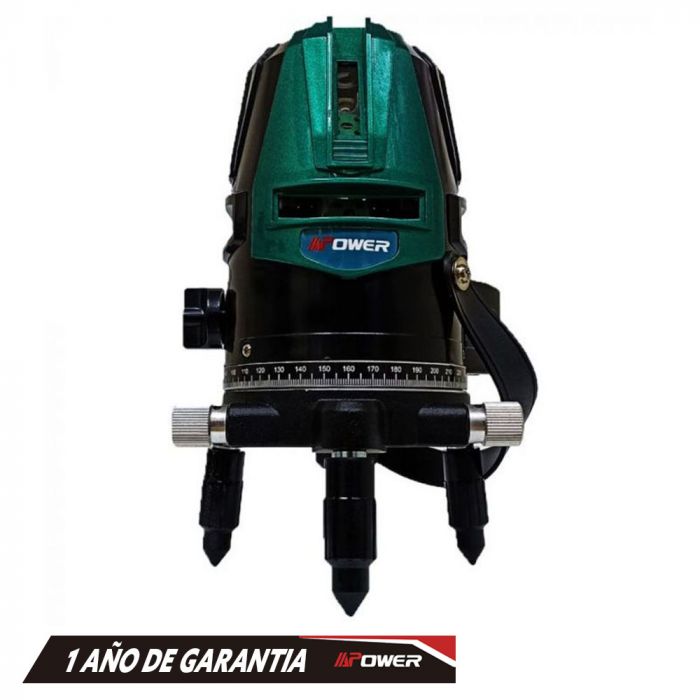 NIVEL LÁSER APOWER VERDE 8 LÍNEAS MOD:PT0801F-G8 - 2