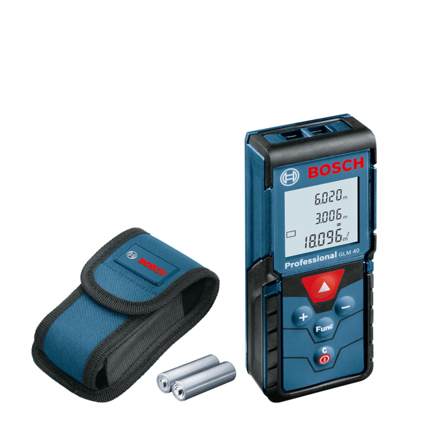 MEDIDOR BOSCH LÁSER GLM 40 ALCANCE 40M CON ESTUCHE - 1