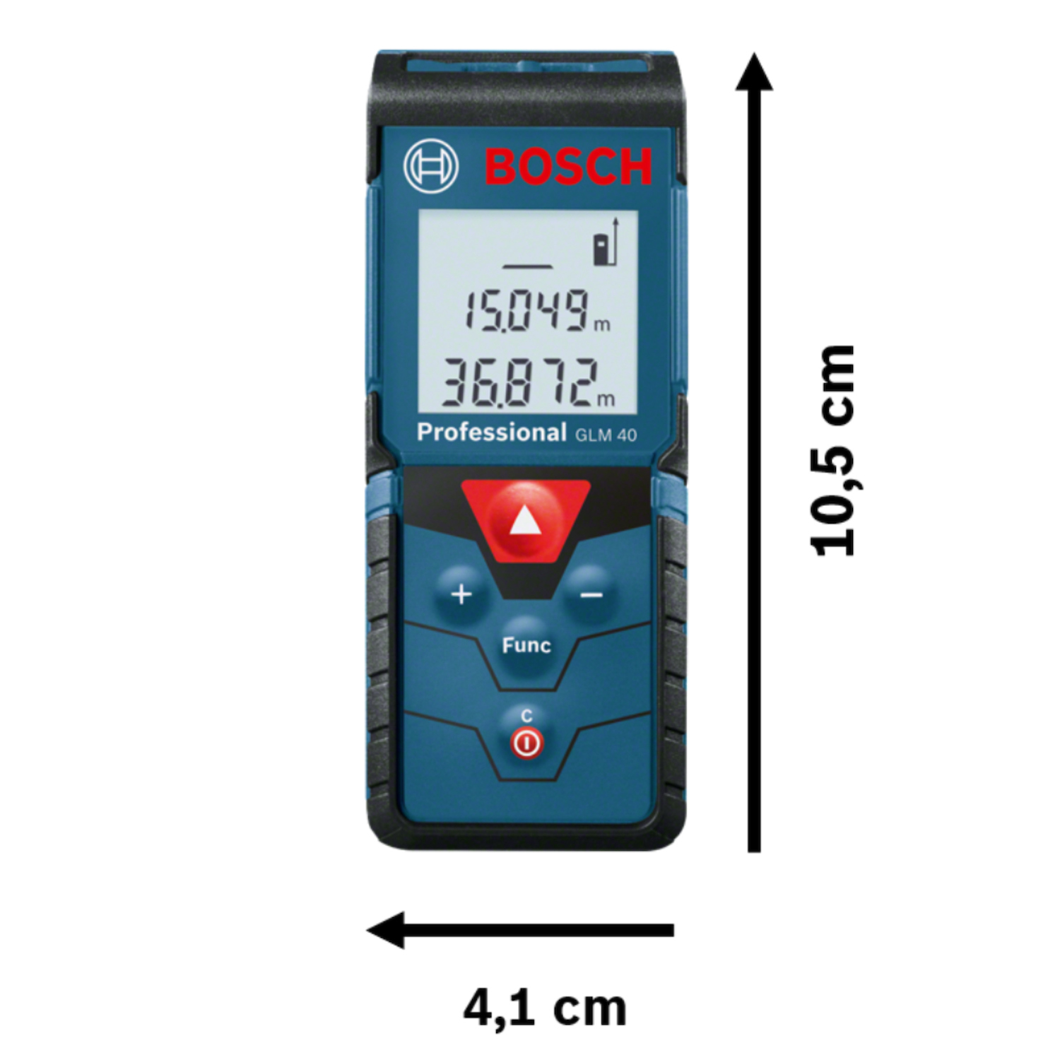 MEDIDOR BOSCH LÁSER GLM 40 ALCANCE 40M CON ESTUCHE - 7