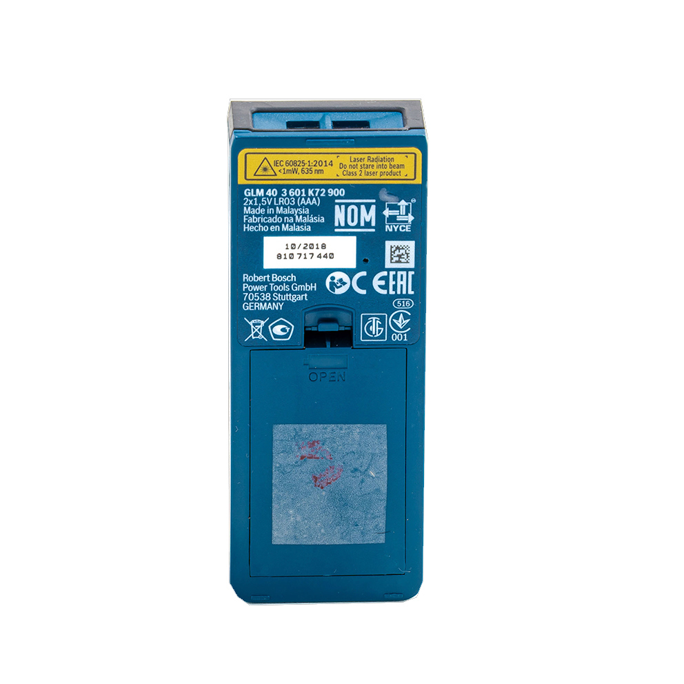 MEDIDOR BOSCH LÁSER GLM 40 ALCANCE 40M CON ESTUCHE - 8