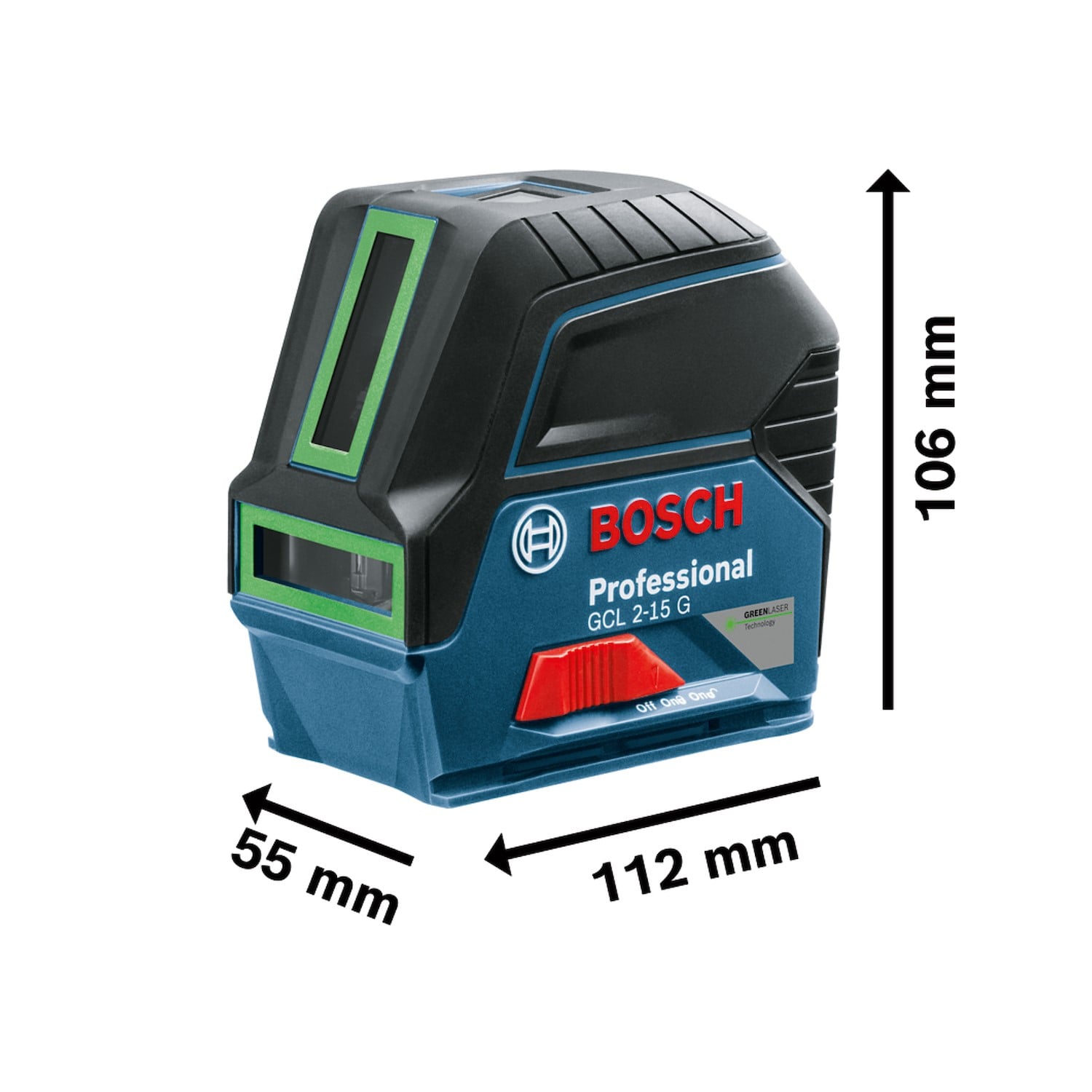 NIVEL LASER BOSCH GCL 2-15G 15M PUNTOS DE PLOMADA Y SOPORTE - 2