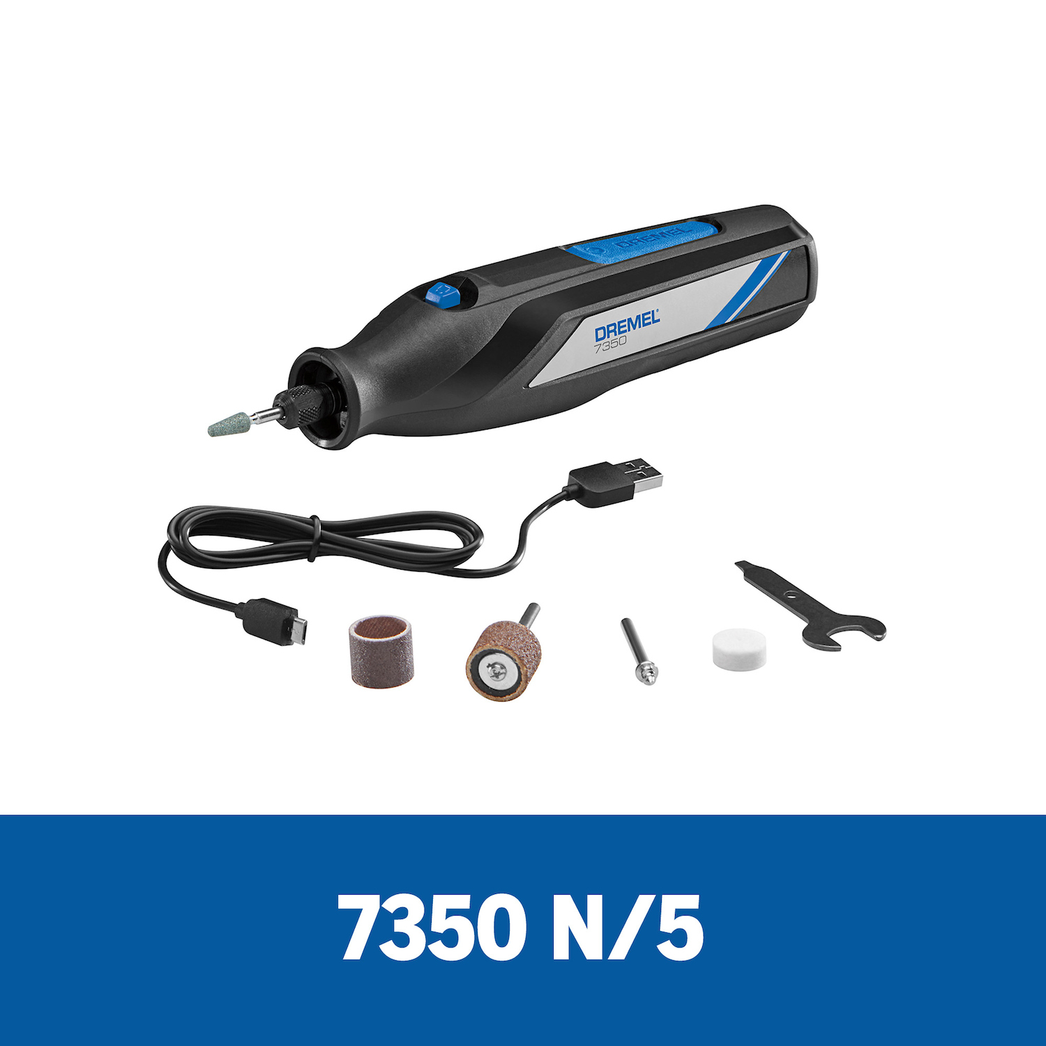DREMEL MULTIPROPOSITO INALAMBRICO 7350 CON ADAPTADOR USB - 1