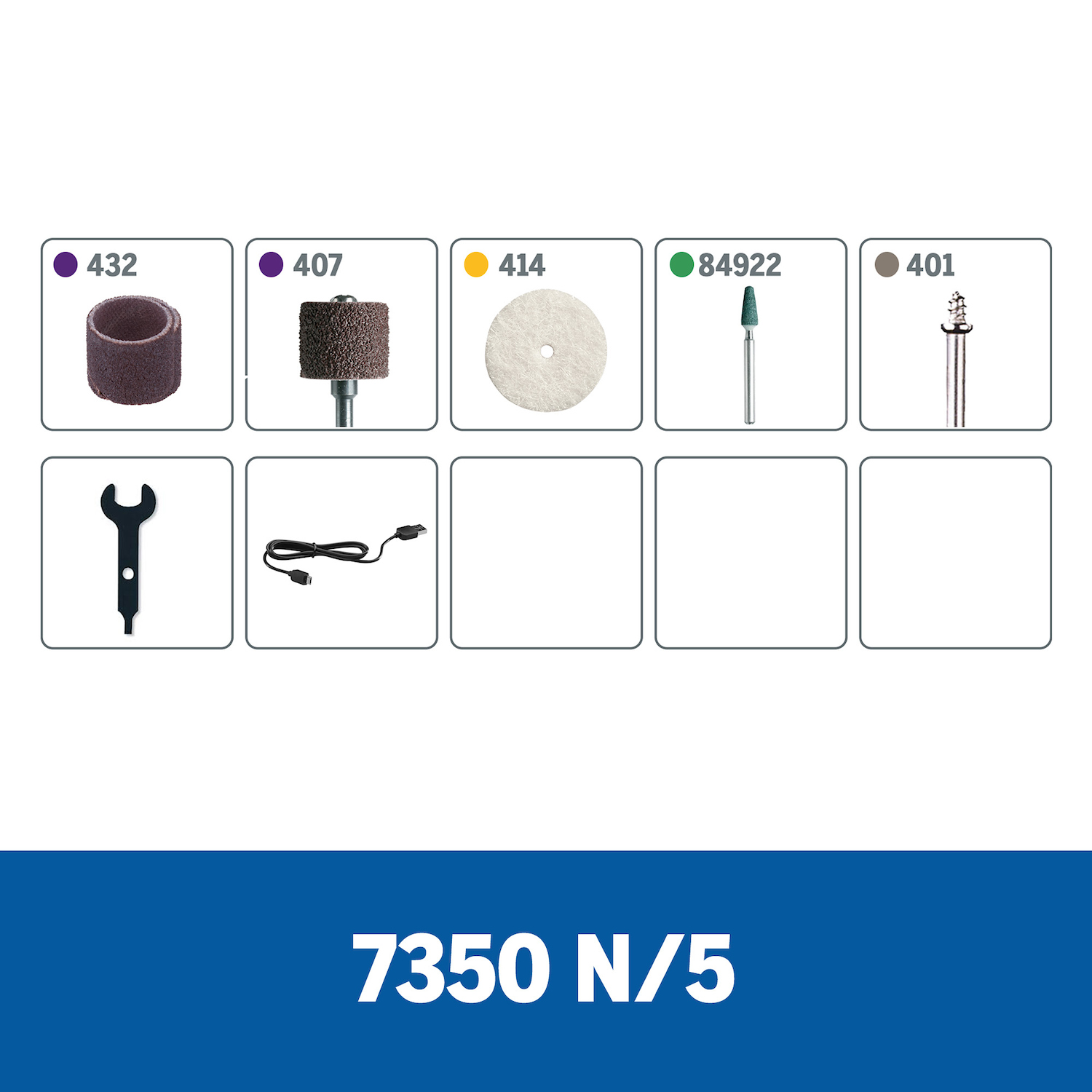 DREMEL MULTIPROPOSITO INALAMBRICO 7350 CON ADAPTADOR USB - 4