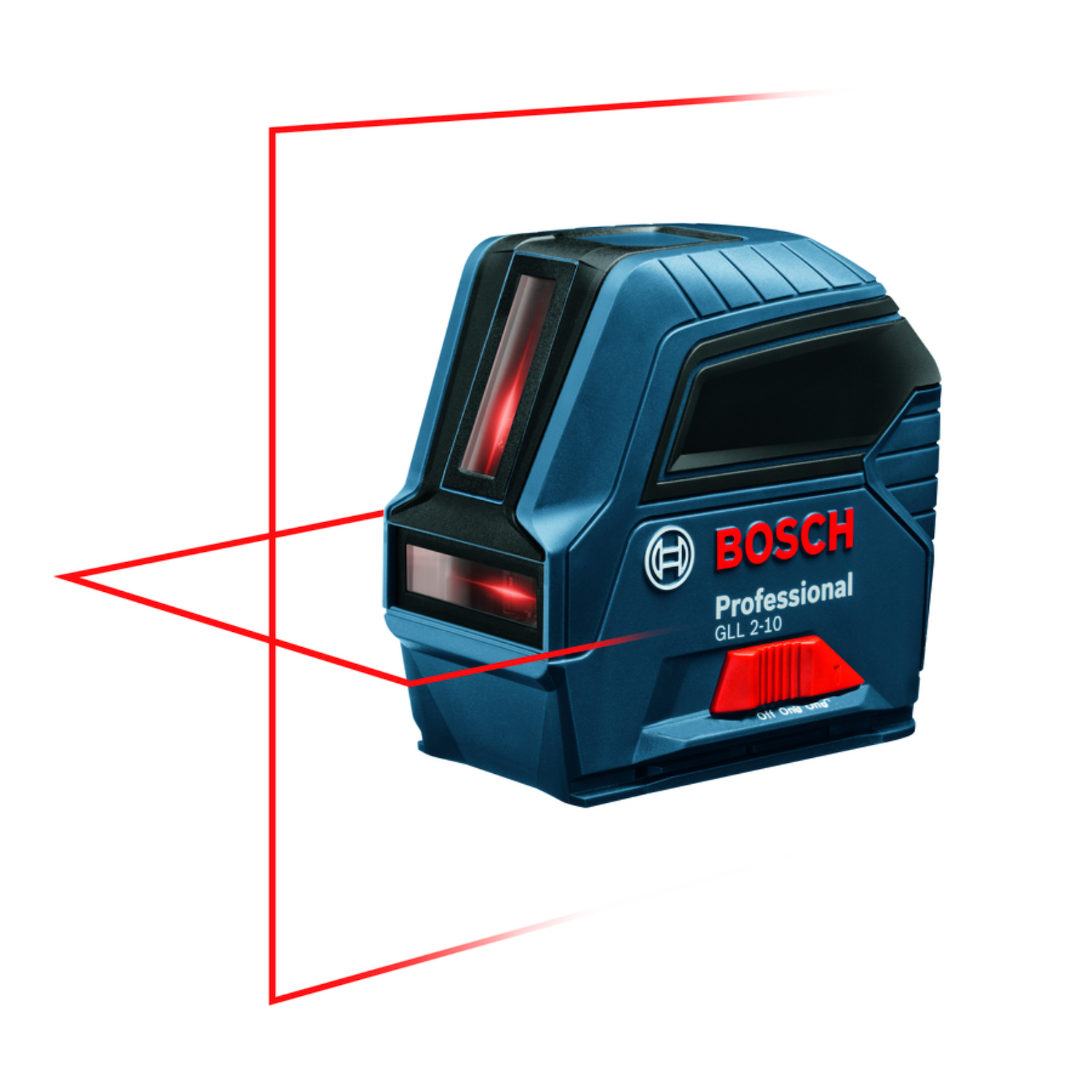 NIVEL LÁSER BOSCH CRUZ HORIZ-VERT MOD: GLL 2-10 LÍNEA ROJA - 5