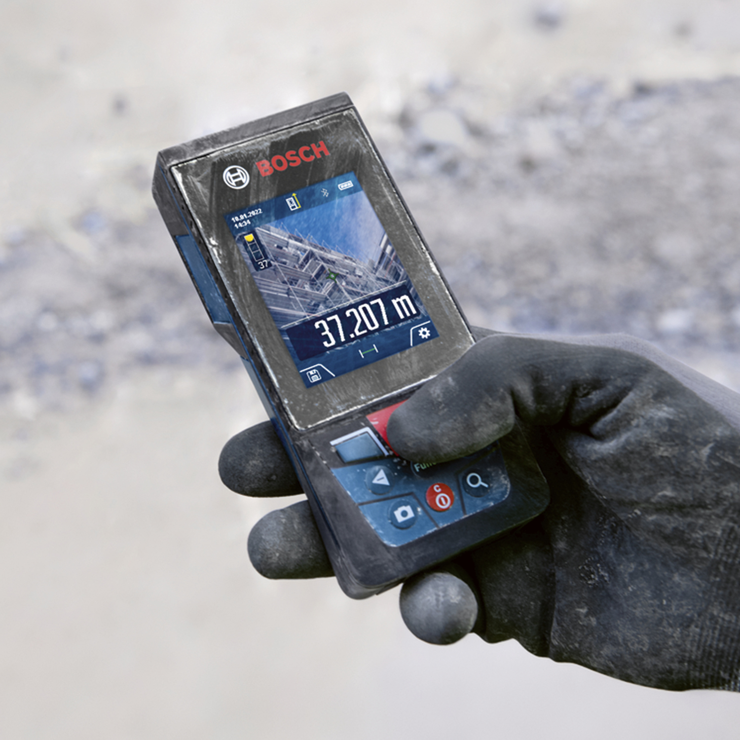 MEDIDOR BOSCH LÁSER GLM 150-27 C ALCANCE 150M CON BLUETOOTH - 7