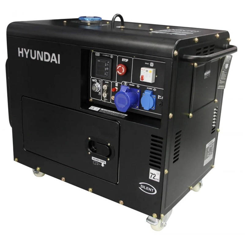 GENERADOR HYUNDAI 5/5.3 KW P/ELECTRICA CERRADO DIESEL - 2