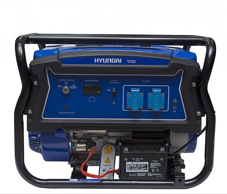 GENERADOR HYUNDAI GASOLINA 3,2/3,5KW P/ELECTRICA ABIERTO - 8