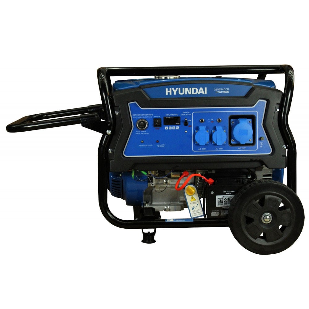 GENERADOR HYUNDAI GASOLINA 7,5/8,3KVA P/ELECTRICA ABIERTO - 1