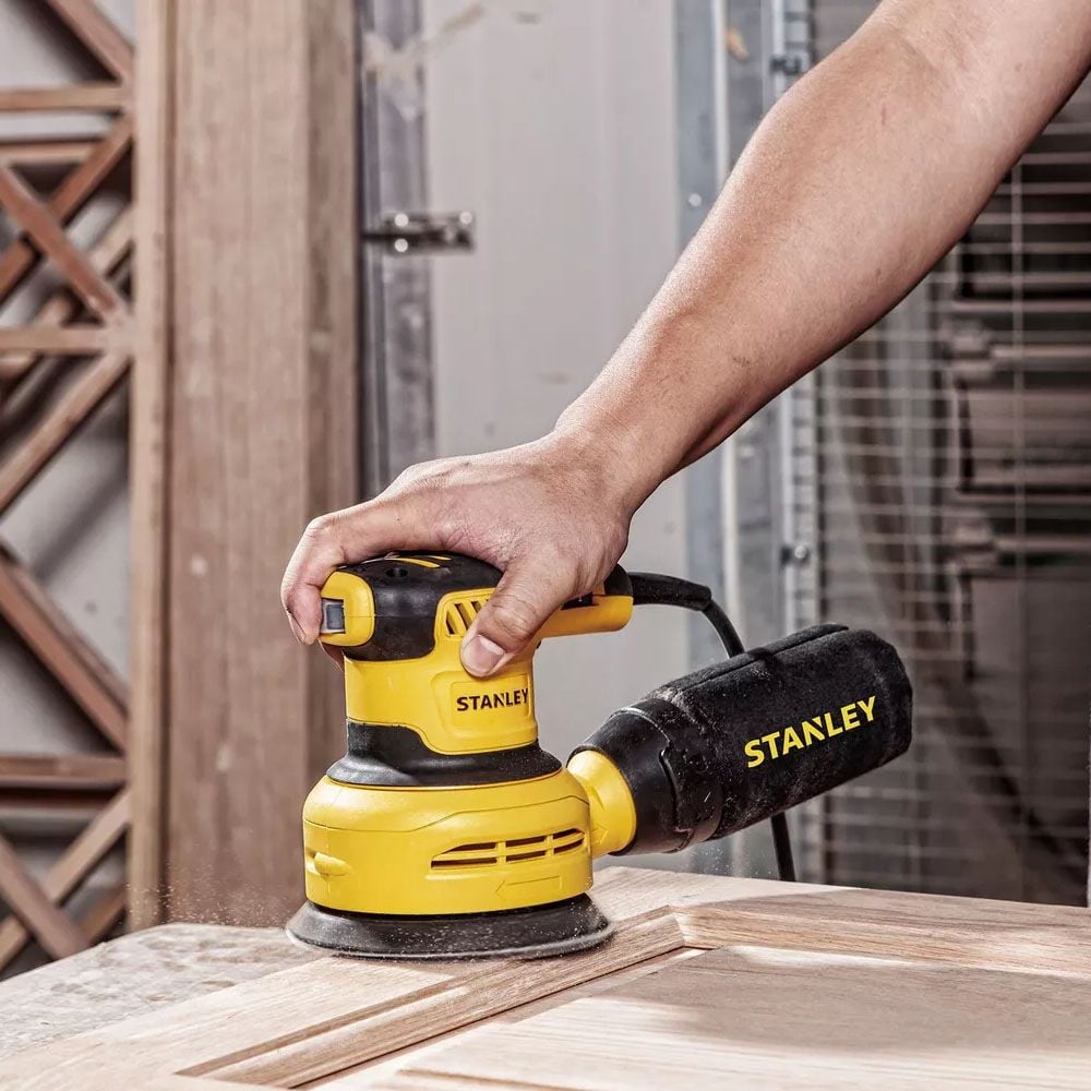 LIJADORA STANLEY ROTO - ORBITAL 300 W + BOLSA RECOLECTORA - 2