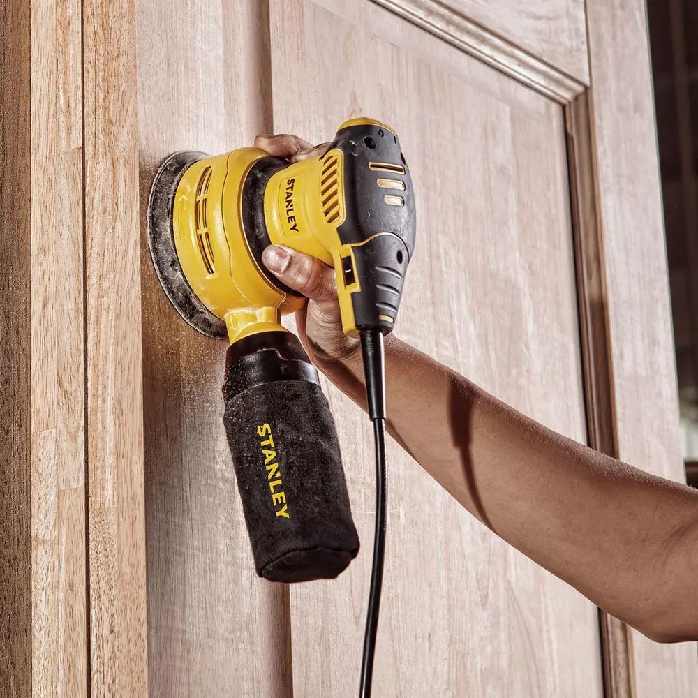 LIJADORA STANLEY ROTO - ORBITAL 300 W + BOLSA RECOLECTORA - 3