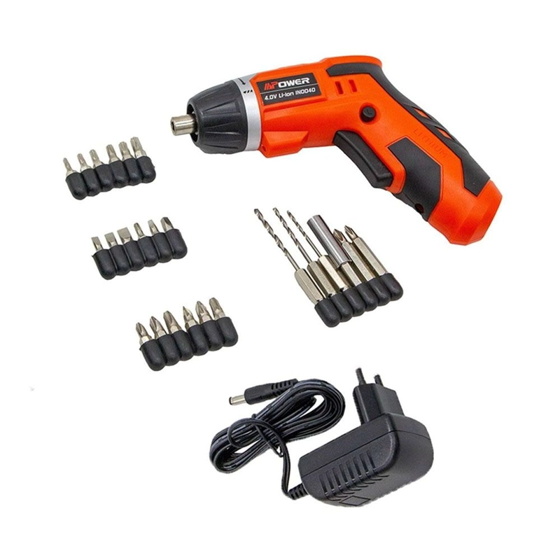 ATORNILLADOR INALAMBRICO 4 V BAT 1.3 AH + 24 ACC - 1
