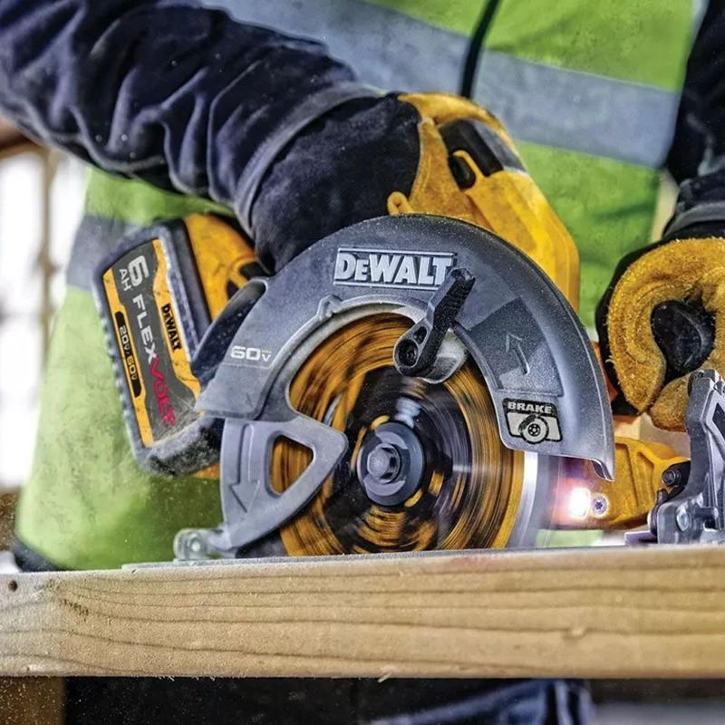 KIT SIERRA CIRCULAR DEWALT INAL. 71/4' 60V + 2 BAT 6A+CARG. - 9