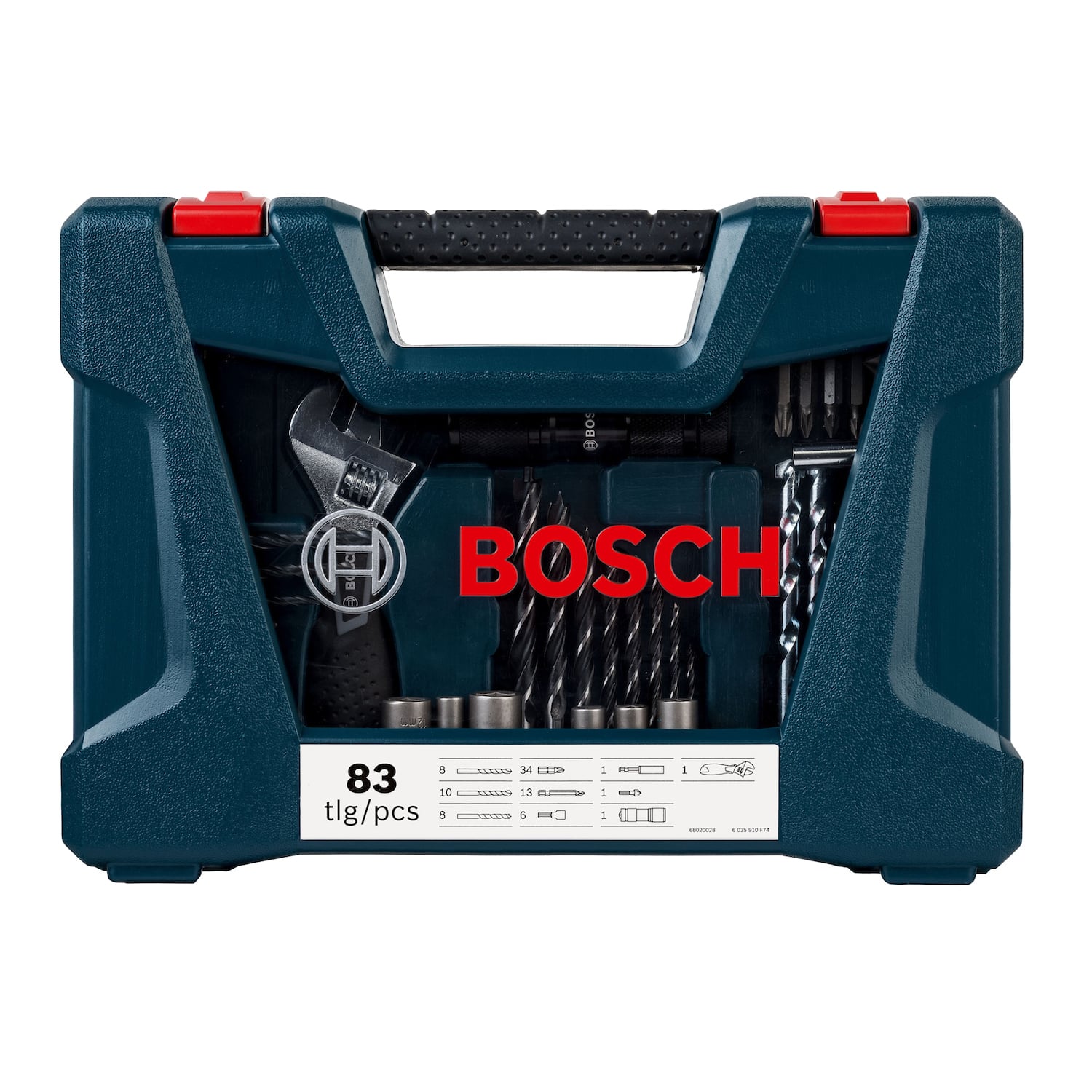 MALETÍN BOSCH V-LINE 83 UNIDADES PARA TALADRAR Y ATORNILLAR - 2