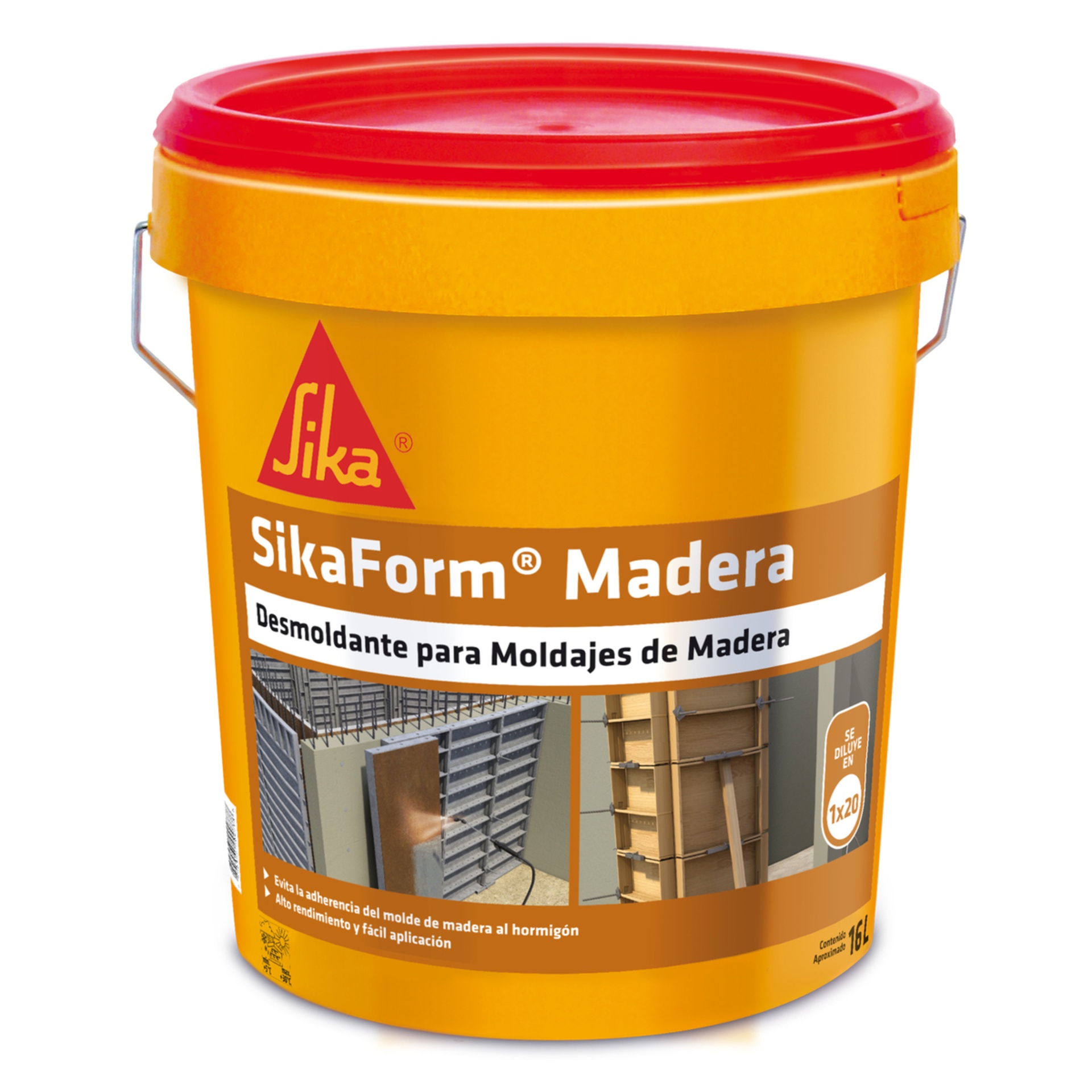 SIKAFORM DESM/ MADERA TIN. 16 LT SIKA (1408216) - 1