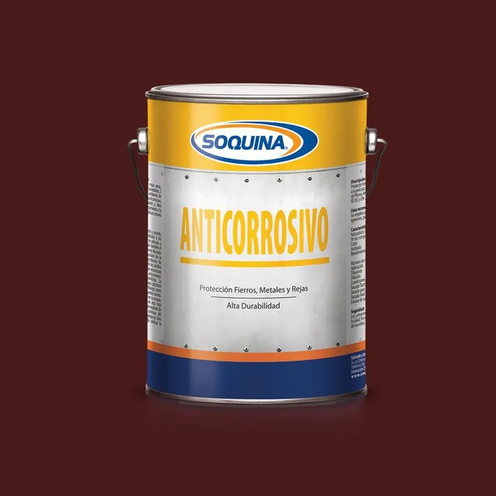 ANTICORROSIVO SOQUINA 20433401 ANTIOXIDO ROJO MAESTRANZA GL - 2