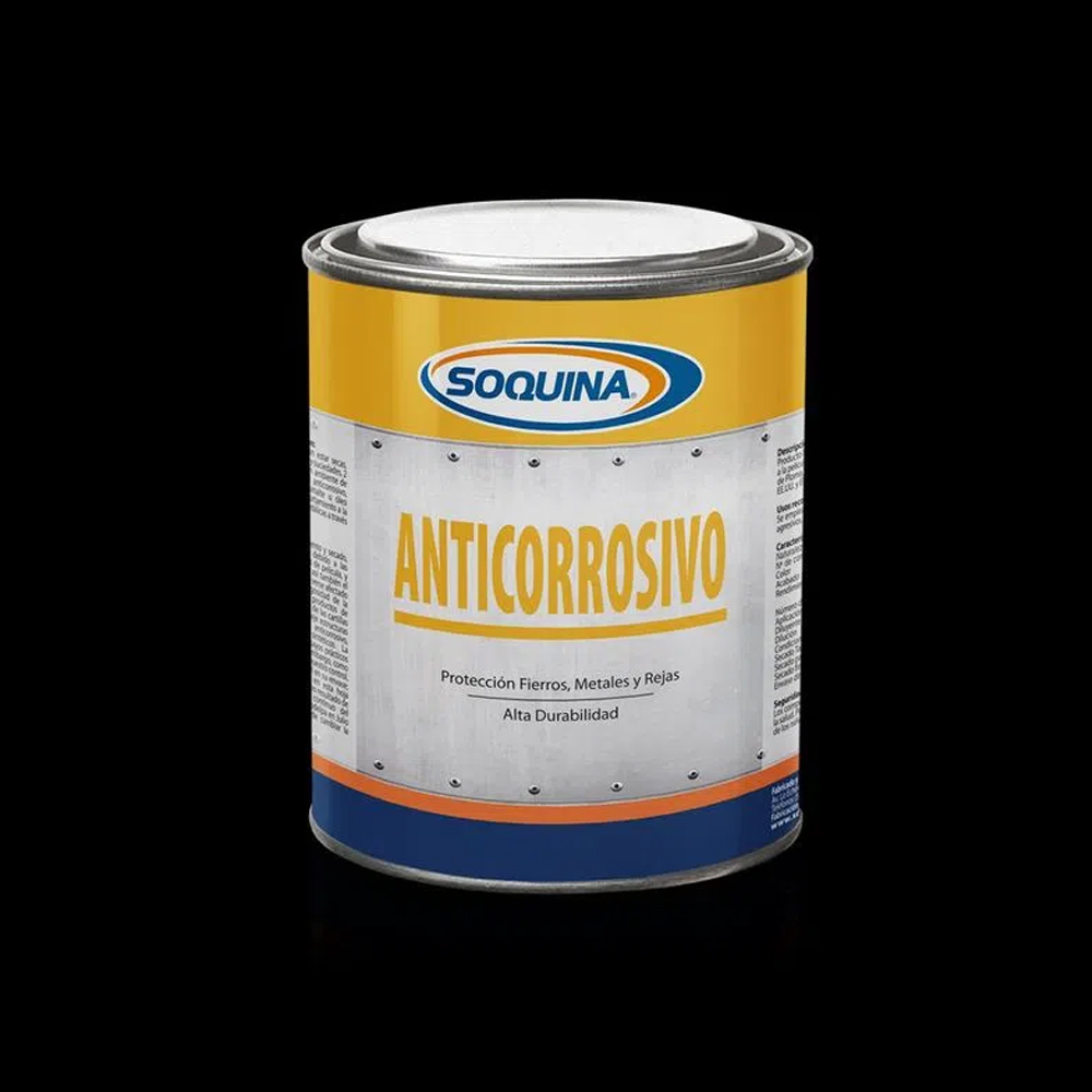 ANTICORROSIVO SOQUINA 20360404 NEGRO 1/4 GL - 2