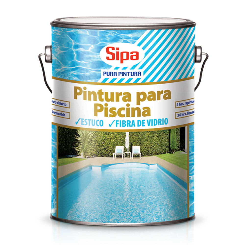 PINTURA SIPA LAC PISCINA BLANCO GALON - 1