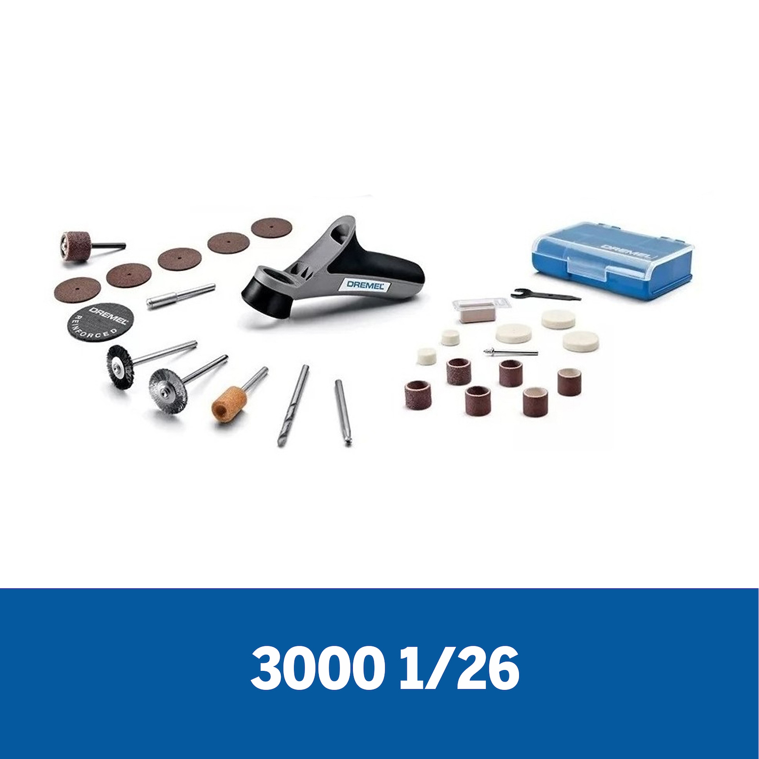 HERRAMIENTA MULTIPROPÓSITO DREMEL 3000 26 ACCS 130 W BOSCH + EMPUÑADIRA AUXILIAR - 2