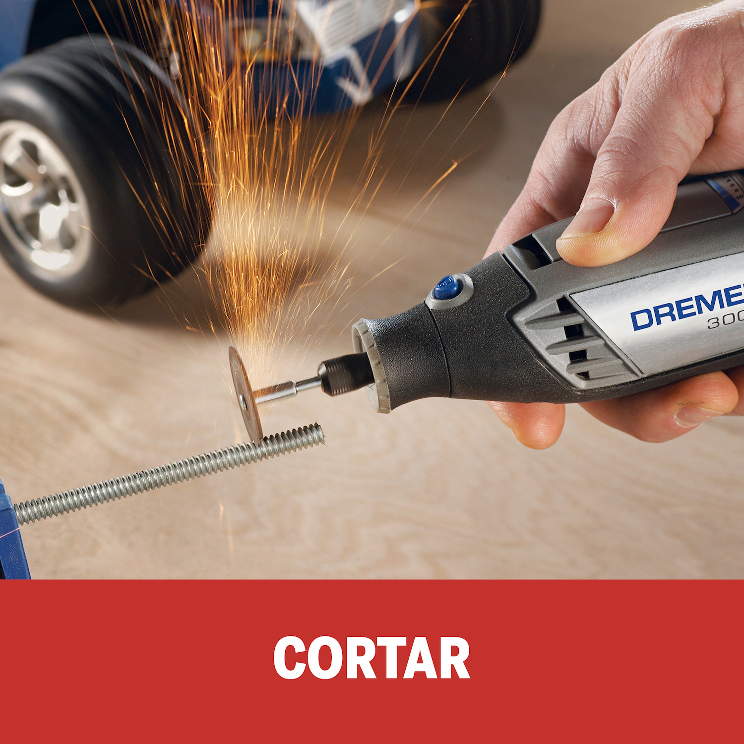 DREMEL 3000 30 ACS 130W BOSCH +EJE FLEXIBLE F013.300.0PT-000 - 4