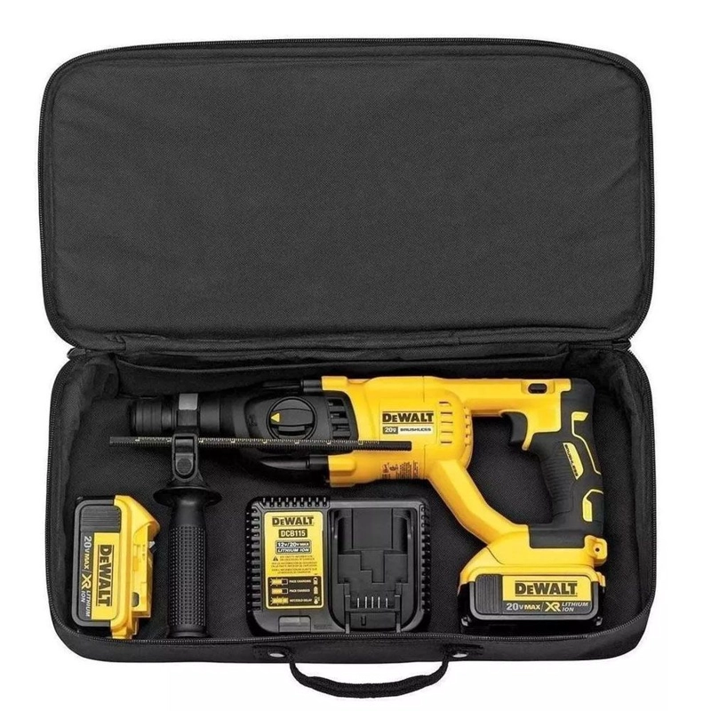 ROTOMARTILLO INALAMBRICO DEWALT 26MM 20V 2 BATERIAS DE 4AH - 2