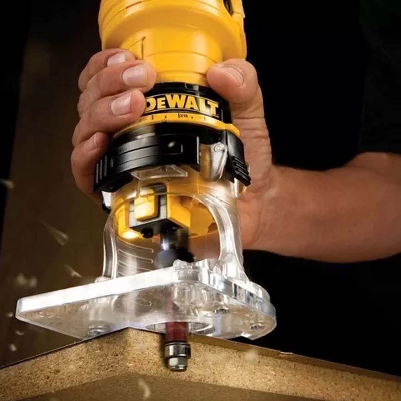 REBAJADORA DEWALT TUPI PALMA 1/4 450 W MOD: DWE6000-B2 - 5