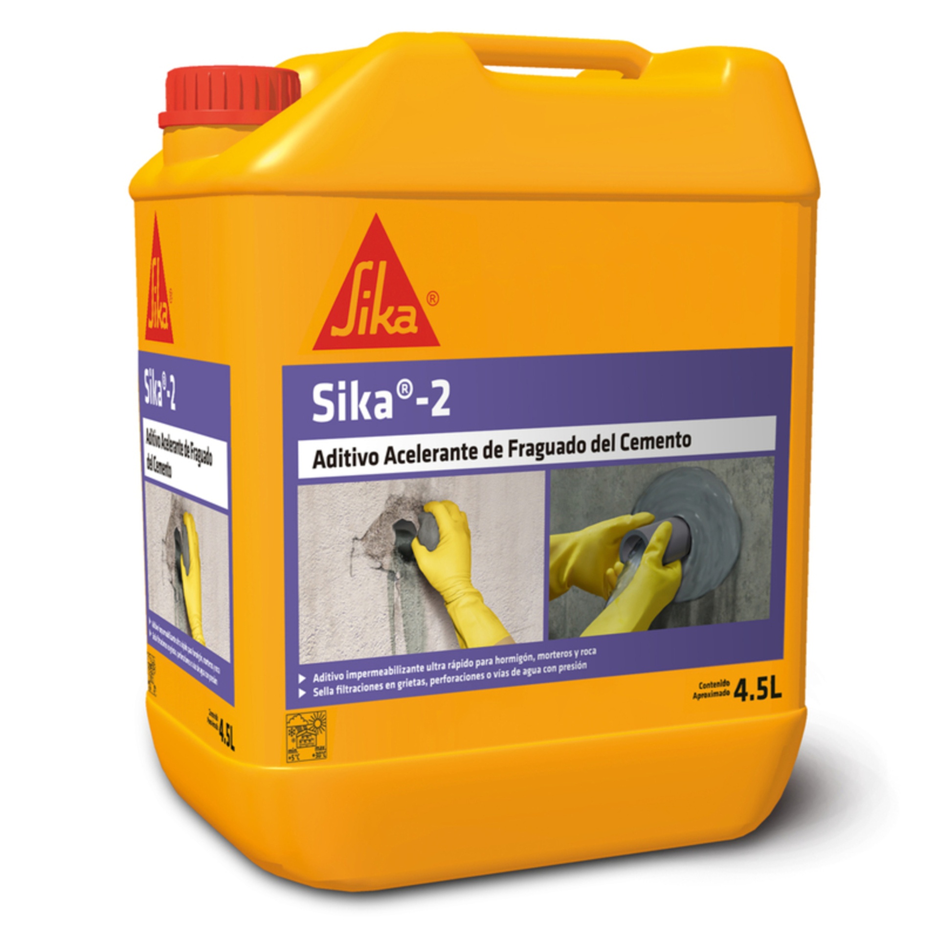 IMPERMEABILIZANTE SIKA 2 BIDON 4.5 KILOS 1102344 - 1