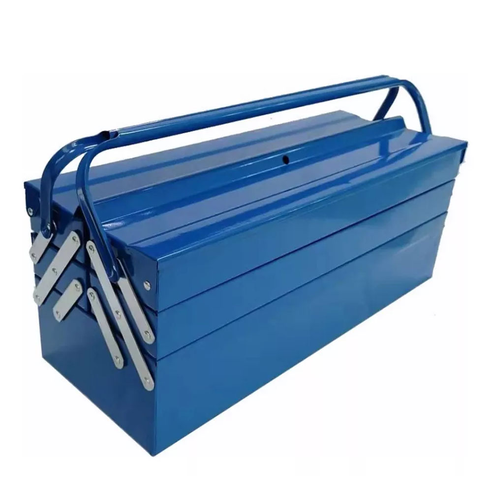 CAJA HERRAMIENTAS TRAMONTINA PORTA HERRAMIENTAS METAL 5 CAJONES AZUL 30 X 50 CM - 1