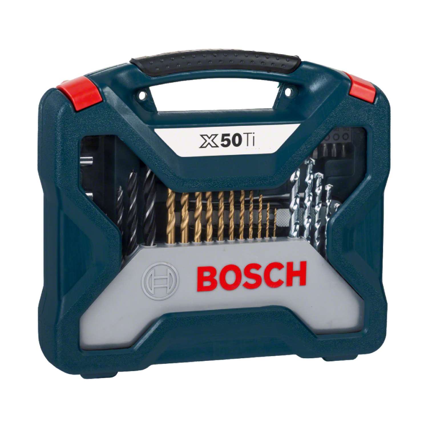 MALETÍN BOSCH X-LINE 50 UNIDADES TALADRAR Y ATORNILLAR AZUL - 2