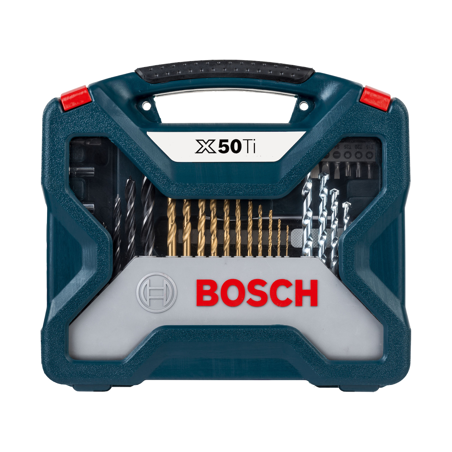 MALETÍN BOSCH X-LINE 50 UNIDADES TALADRAR Y ATORNILLAR AZUL - 3