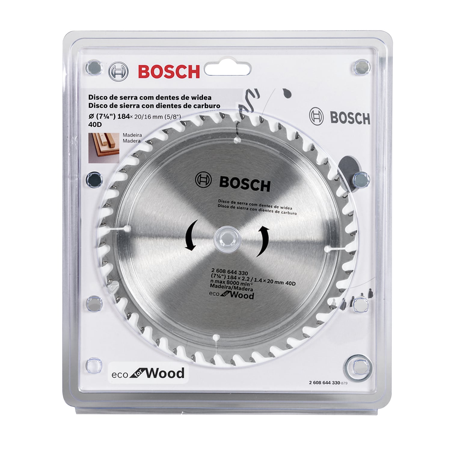 DISCO SIERRA BOSCH CIRCULAR 71/4 40 DTS - 2