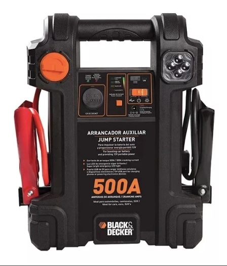 ARRANCADOR AUXILIAR AUTOMOVIL B&D 500 AMP - 4