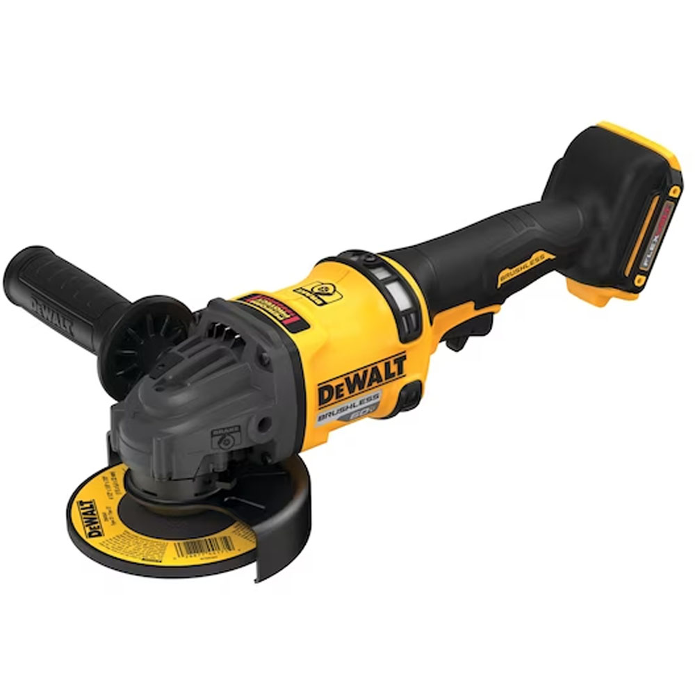 ESMERIL ANGULAR 4 1/2 60V DEWALT FLEXVOLT MOD: DCG418B-B2 - 1