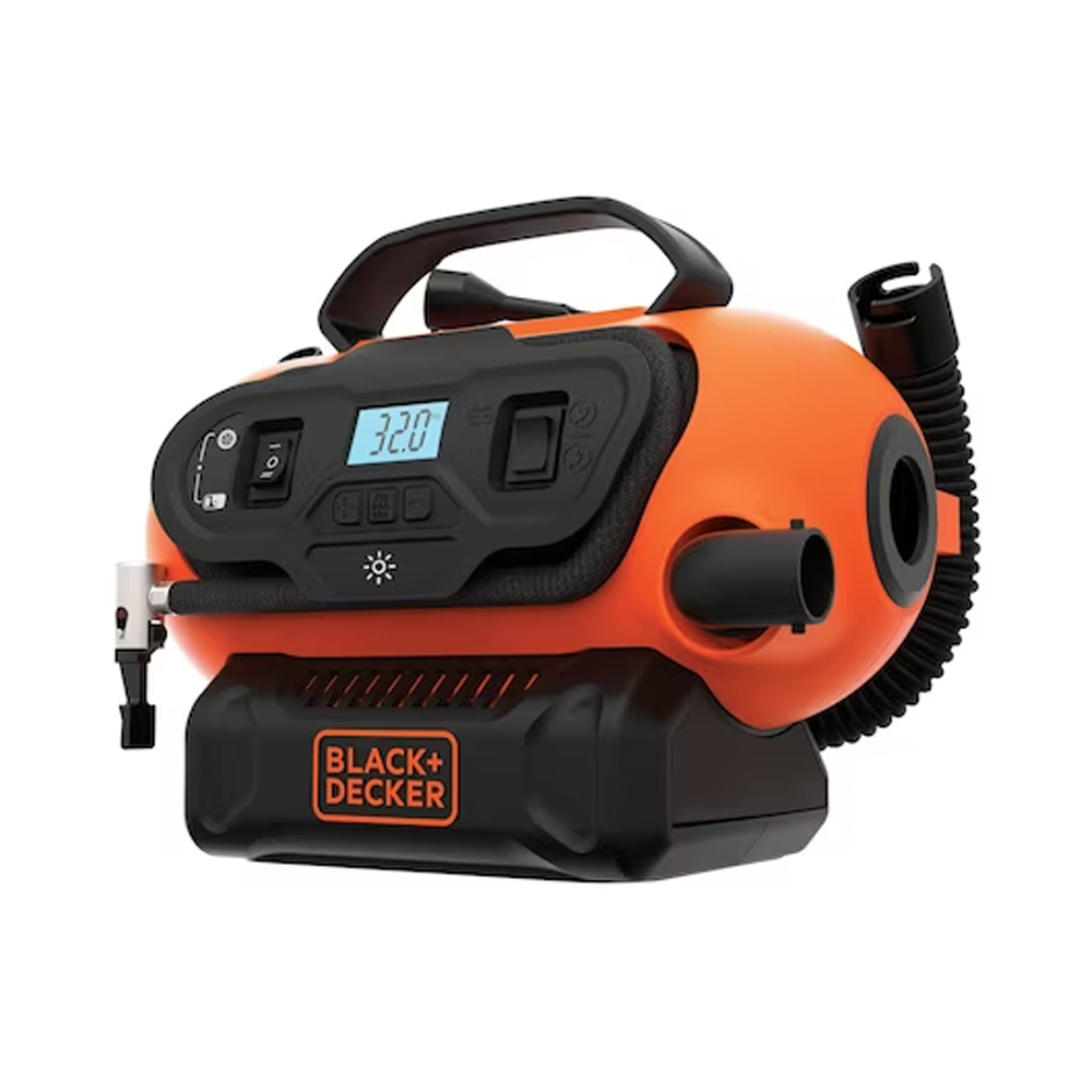 INFLADOR MULTIPROPÓSITO 20V BLACK+DECKER MOD: BDINF20-B2C - 2