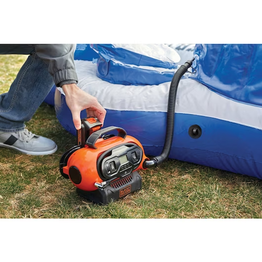 INFLADOR MULTIPROPÓSITO 20V BLACK+DECKER MOD: BDINF20-B2C - 9