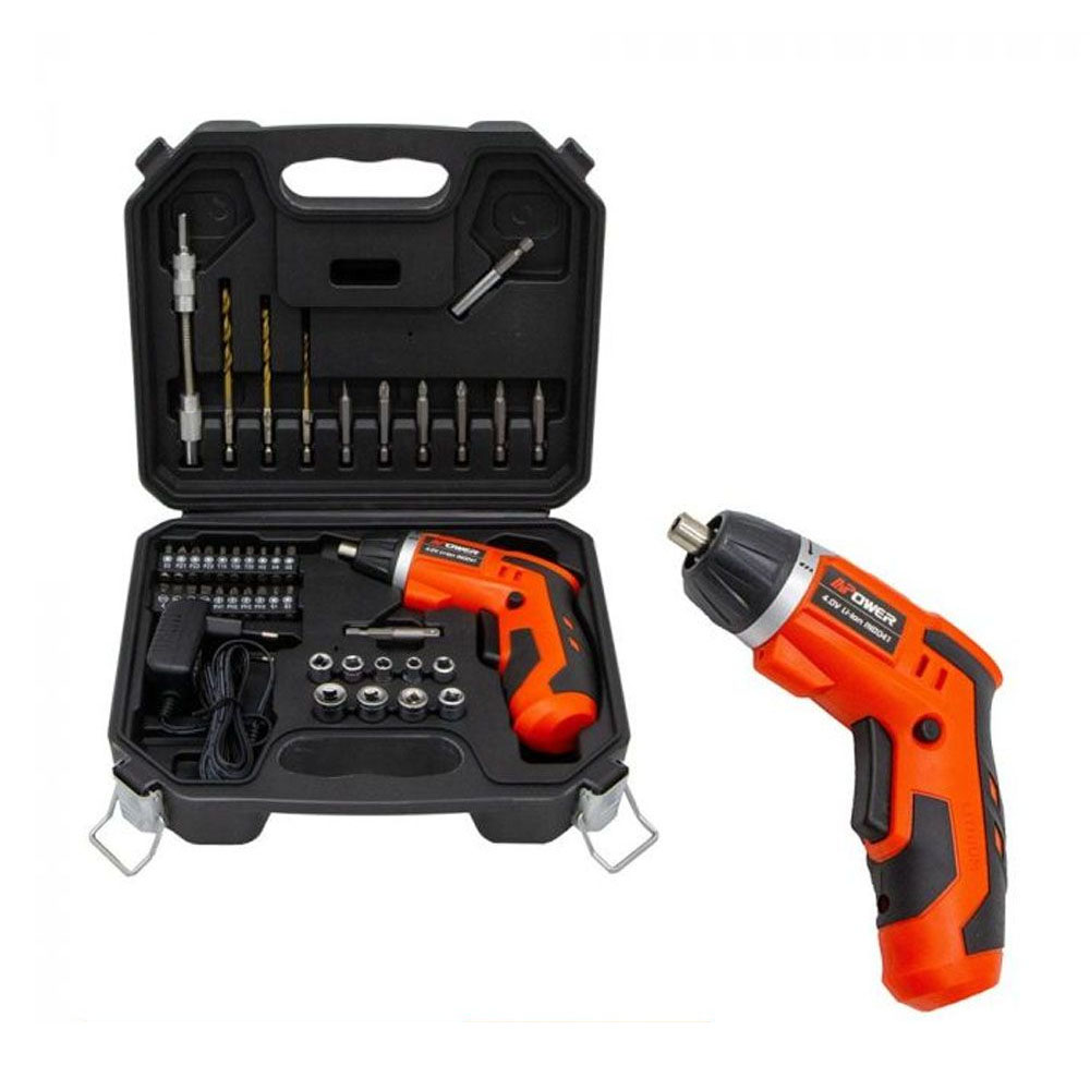 ATORNILLADOR INALAMBRICO 4V BAT INTERNA 1.3AH +42ACCS+MALETA - 2