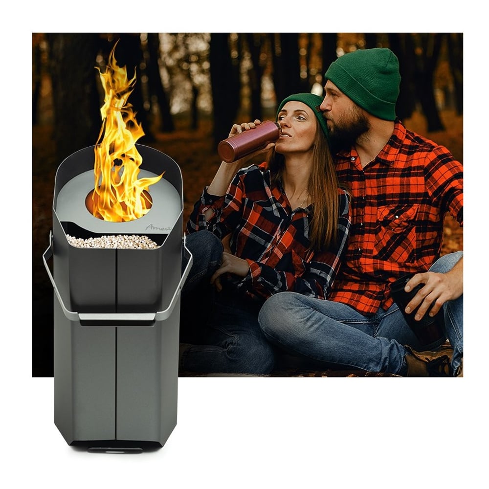 CALEFACTOR FOGON DE PATIO A PELLET ICON AMESTI - 4