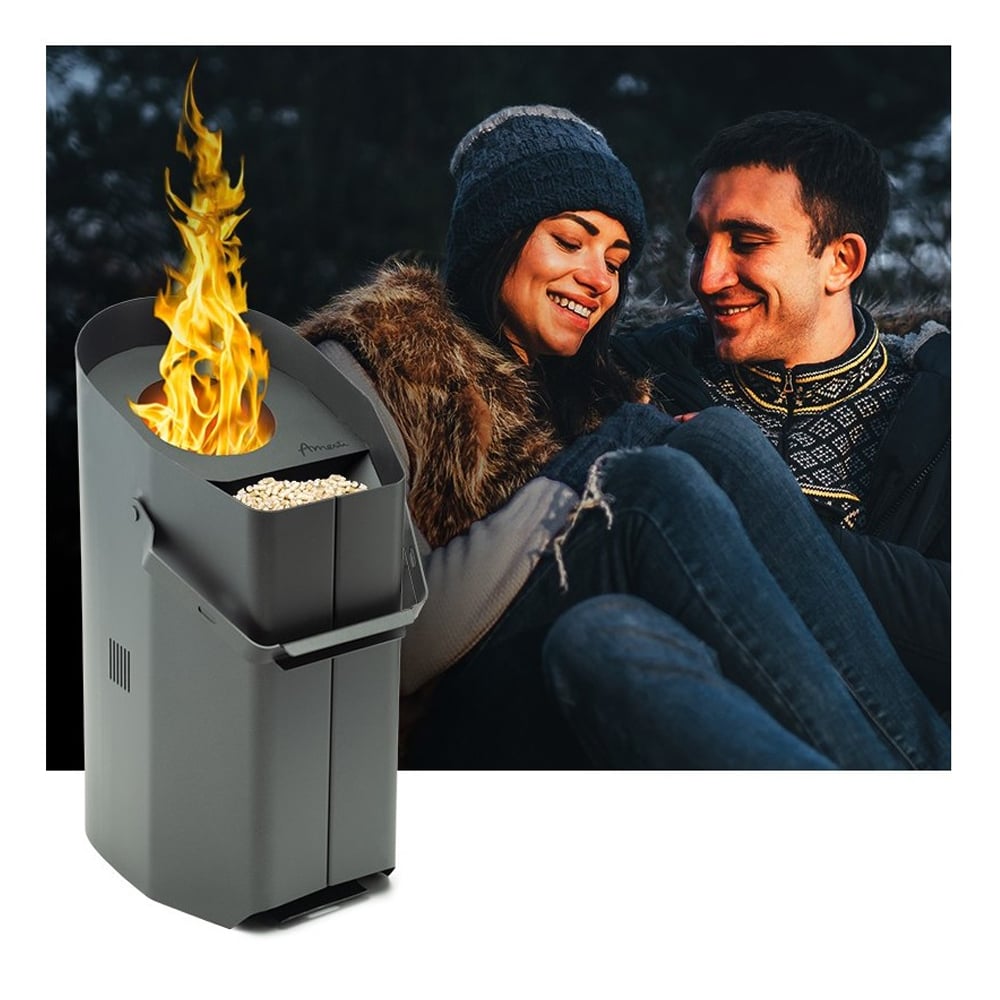 CALEFACTOR FOGON DE PATIO A PELLET ICON AMESTI - 5