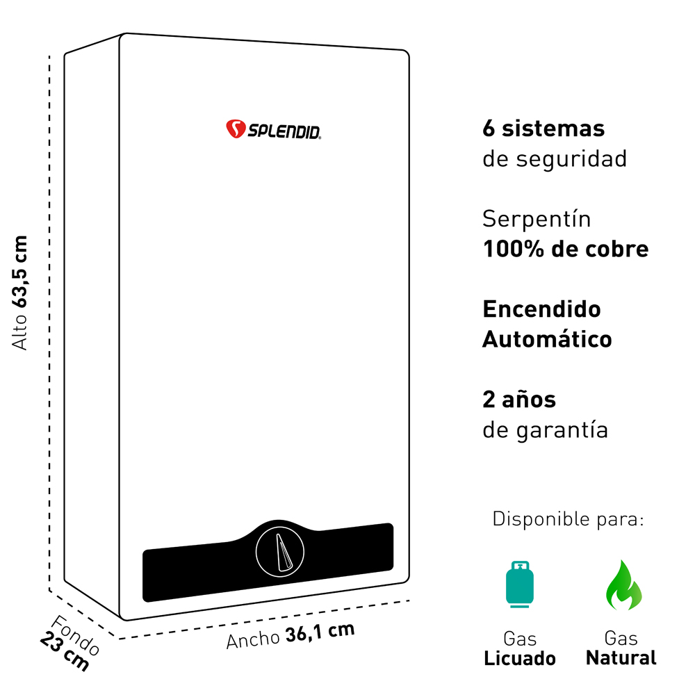 CALEFONT IONIZADO 13 LTS MASTER SPLENDID - 8