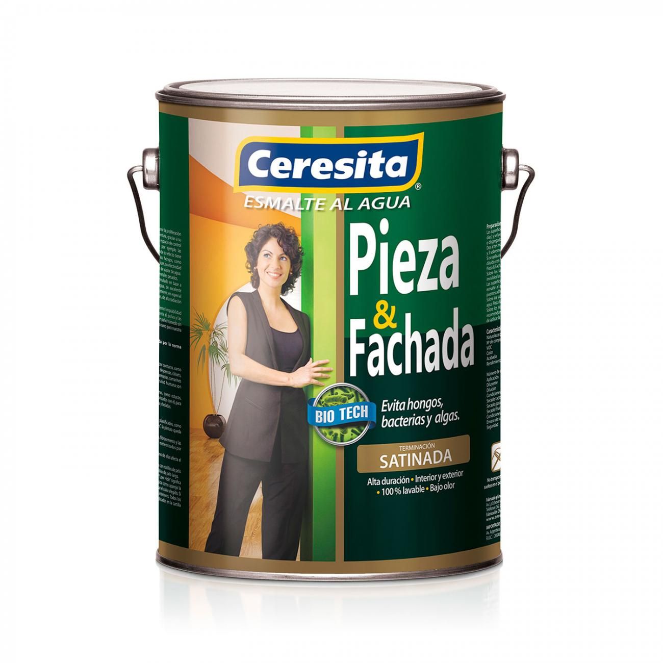 ESMALTE AL AGUA CERESITA PIEZA Y FACHADA MARFIL ORIENTAL GL - 1