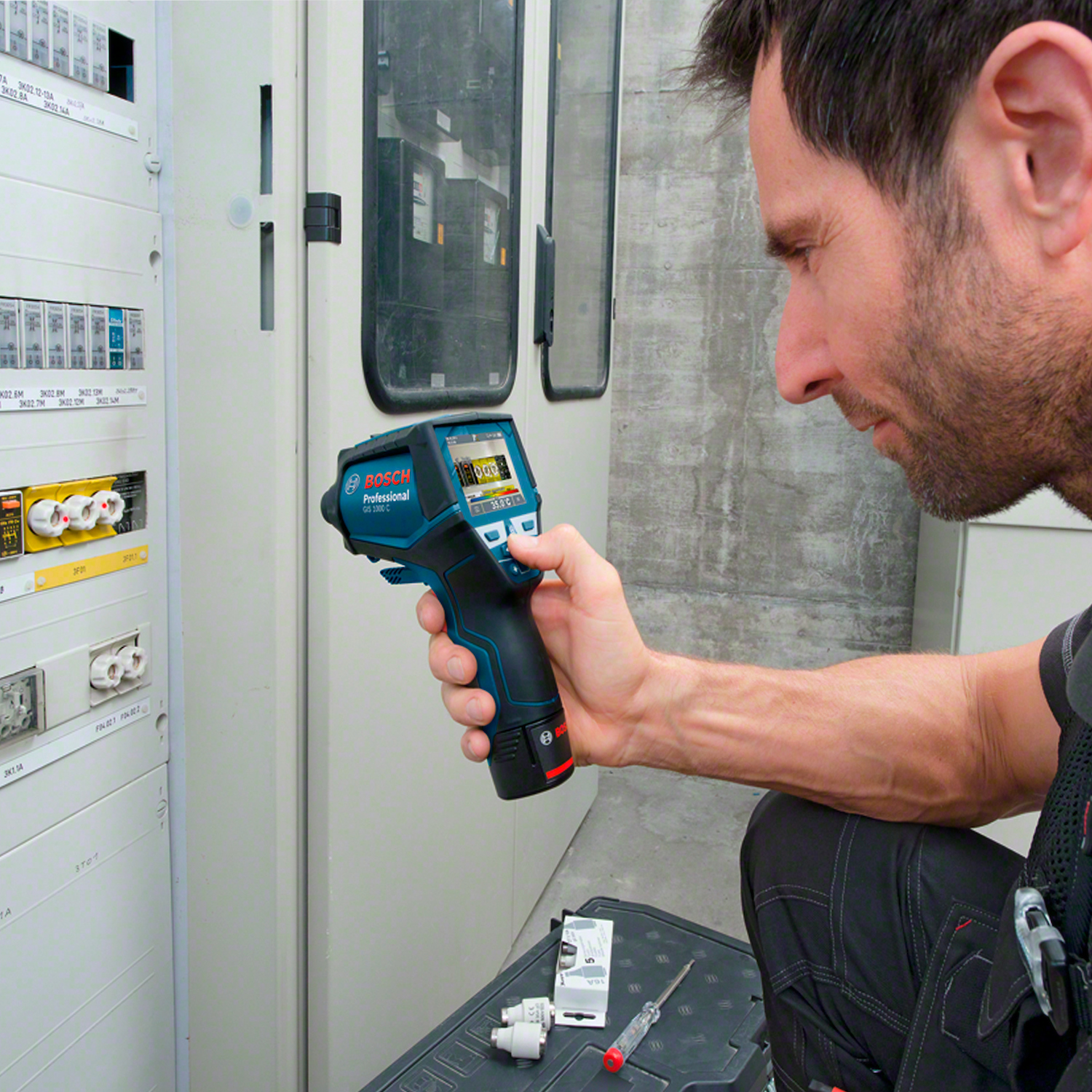 TERMODETECTOR BOSCH PROFESIONAL INFRARROJO MOD: GIS1000C - 7