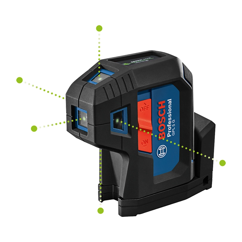 NIVEL LASER BOSCH 5 PTOS 30 MTS MOD: GPL 5 G - 2