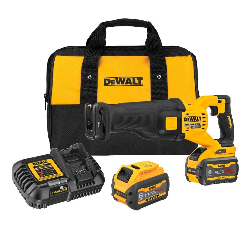 SIERRA SABLE INAL +2 BAT+ CARG+BOLSO 60V DEWALT DCS389T2-B2 - 1