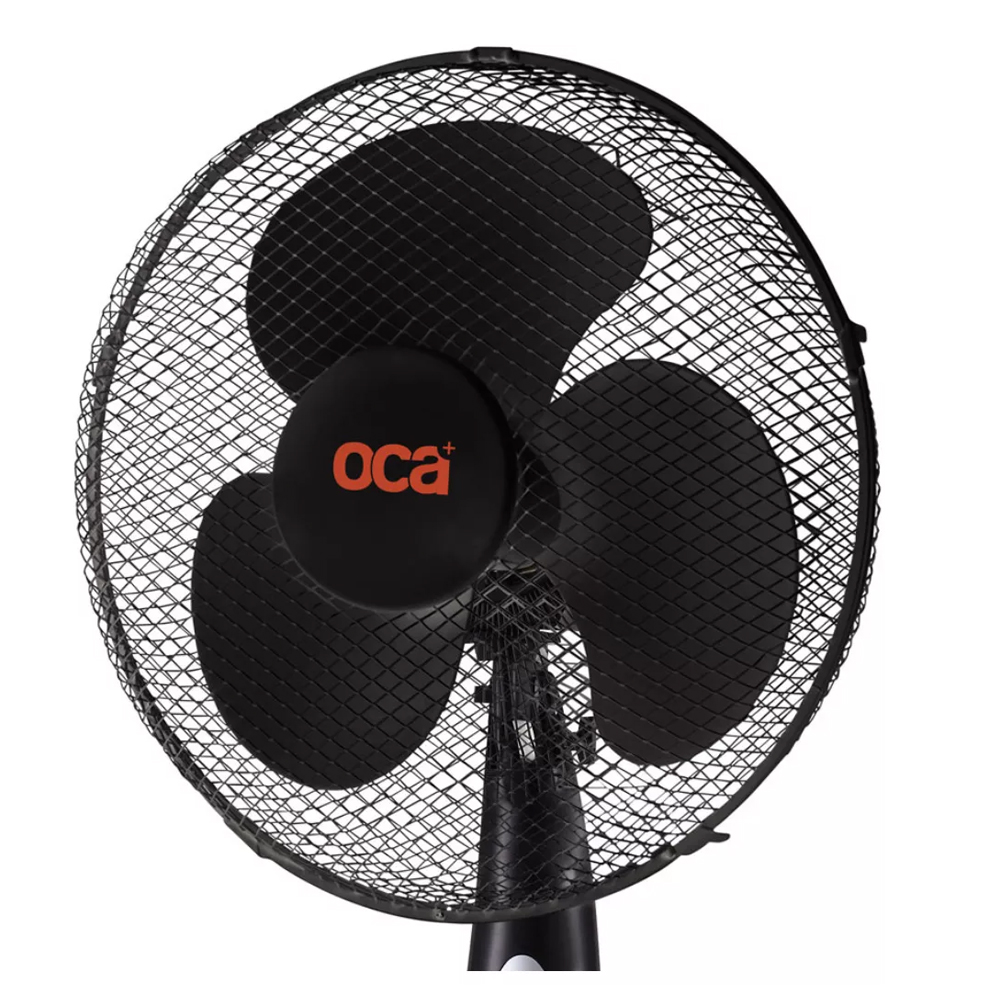 VENTILADOR PEDESTAL 16' C/C REMOTO EN COLOR NEGRO MOD: FS40ET-ROUND - 2