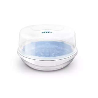 ESTERILIZADOR AVENT BLANCO A VAPOR PARA MICROONDAS - 1