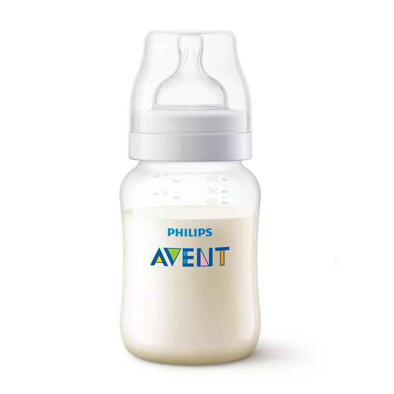 SET AVENT MAMADERA ANTI-COLIC 125 ML+260ML+330 ML TRANSPARENTE - 3
