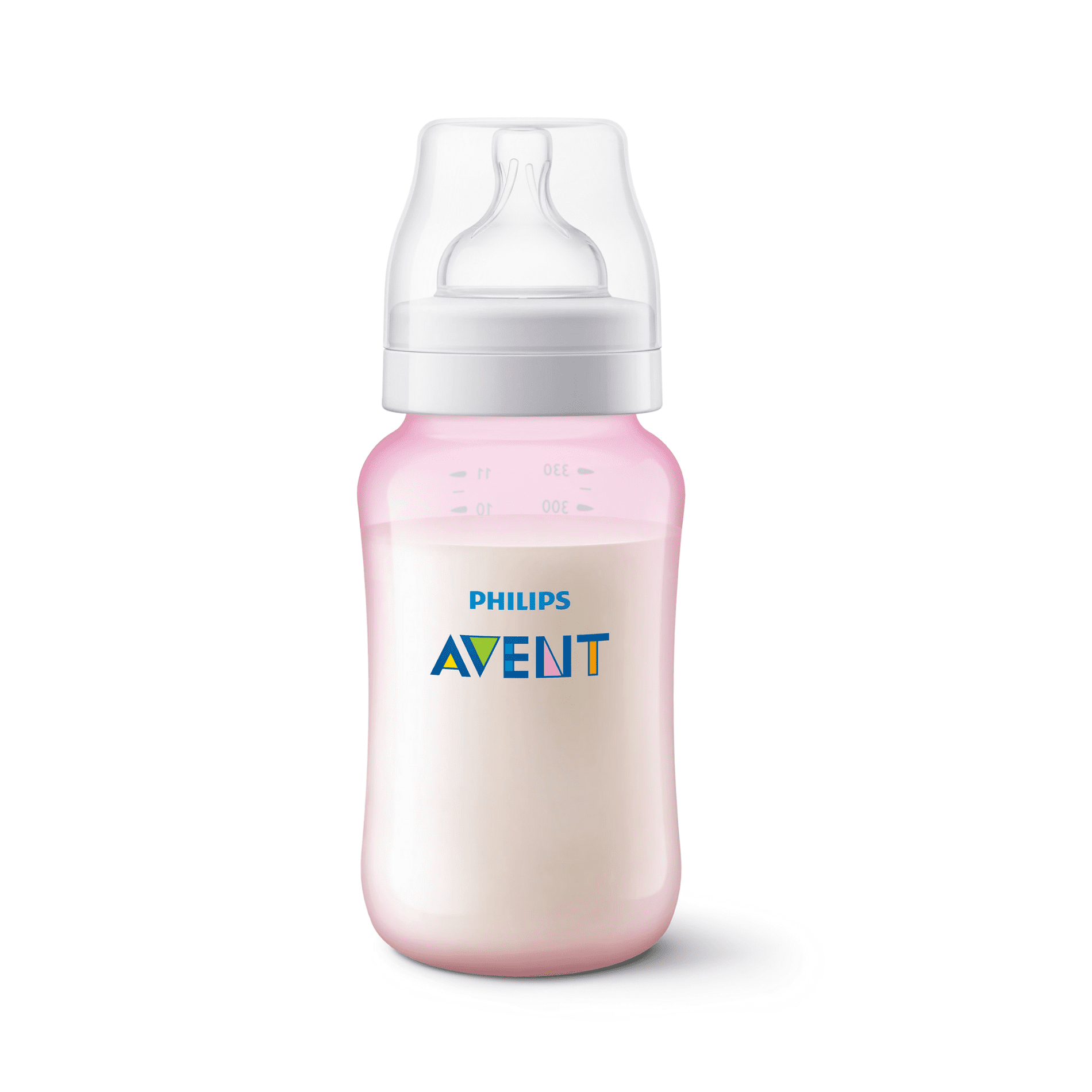 SET AVENT MAMADERA ANTI-COLIC 125 ML+260ML+330 ML PINK ROSADO - 3