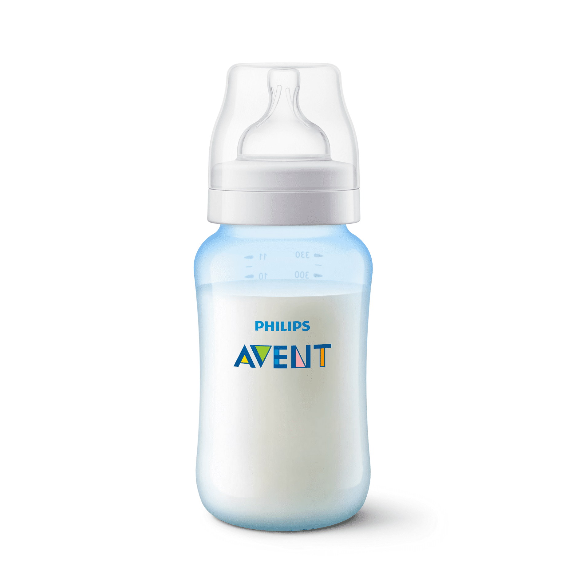 SET AVENT MAMADERA ANTI-COLIC 125 ML+260ML+330 ML BLUE AZUL BEBE - 2