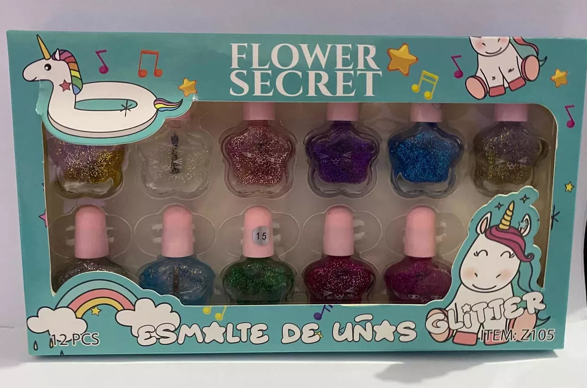 ESMALTE DE UÑAS BRILLANTE SECADO RÁPIDO - SET NIÑAS 1 PACK - 2