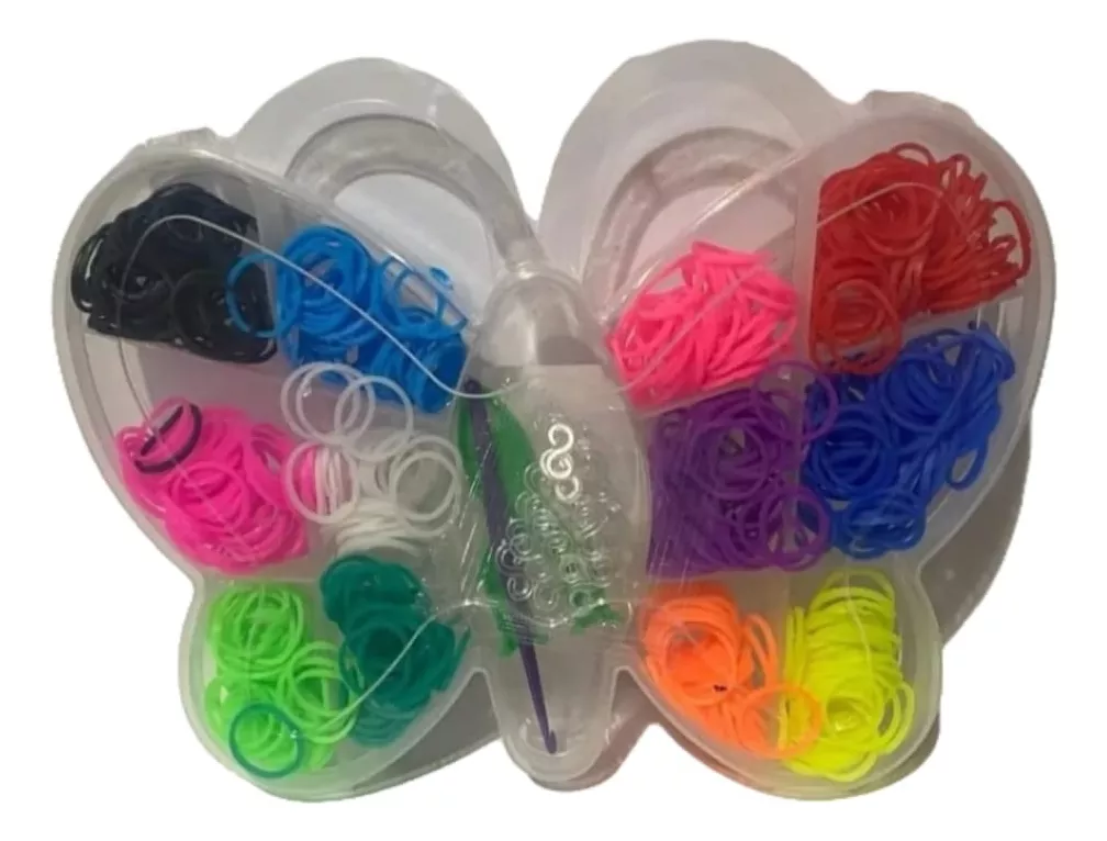SET LIGAS PARA HACER PULSERAS DE NIÑA - 1